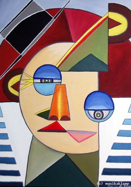 Picasso Bilder Gesichter : The Art of Alexander Klein — Like Picasso :) Cubism face ... - Malerei nach den tellergesichtern von picasso.