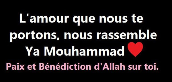 Pour L Amour D Allah Et De Son Prophete Mohammed S A W S