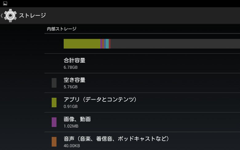 Chuwi Hi8 Android of storage