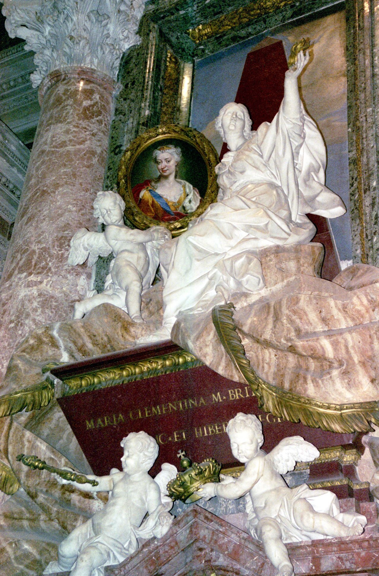 Vatican monument for Queen Maria Clementina