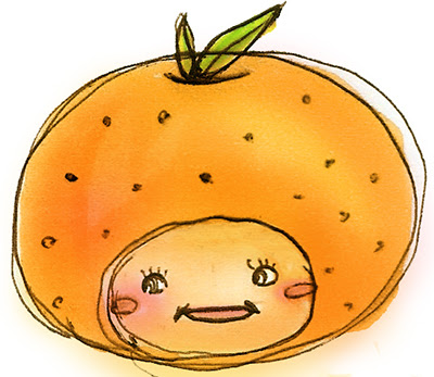 みかん02のイラスト かわいいフリー素材が無料のイラストレイン