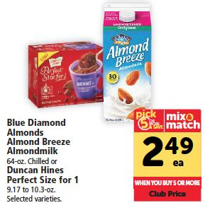 Did you even know you could make creamy, dreamy almond milk at home? Blue Diamond Almond Breeze Milk Coupon and Sale - Pay Just