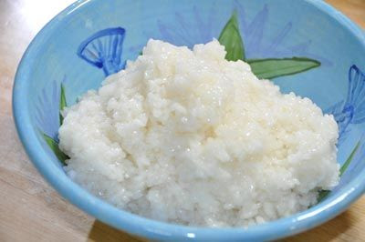 rice for tuna cucumber roll