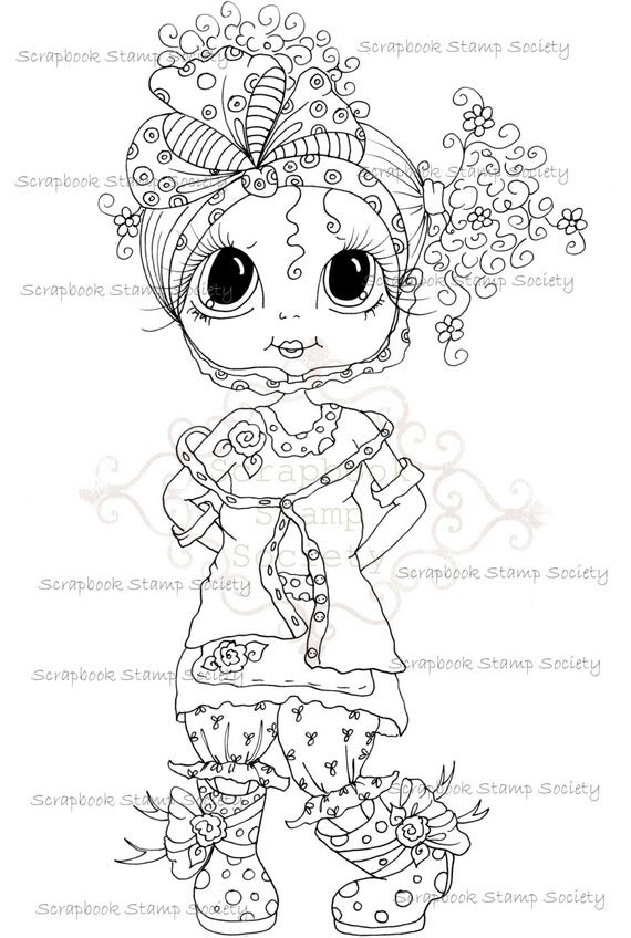 Download INSTANT DOWNLOAD Digital Digi Stamps Big Eyed My by ...