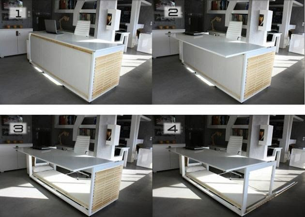 ... like George Costanza and nap under my desk! The Desk Convertible Bed