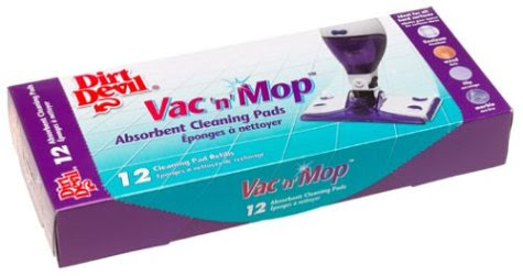 Dirt Devil Vac-n-Mop Pads, 12-Pack
