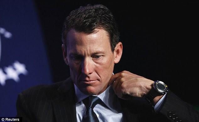 Hot water: Armstrong has faces questions about drug use and doping since the 1990s