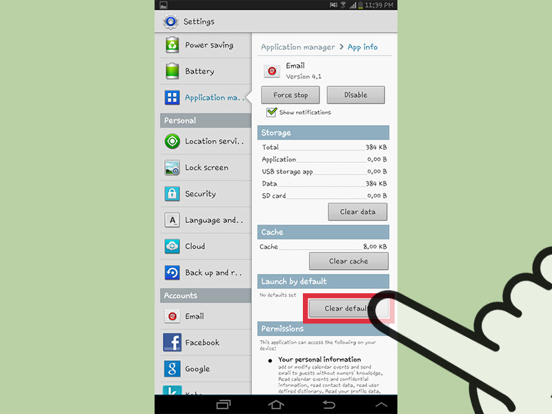How to Change the Email App on a Samsung Galaxy Tab: 9 Steps
