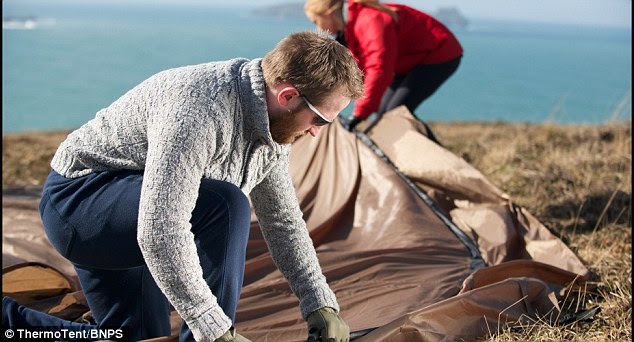 The makers claim the Thermo Tent is simple to put up but can also cope with windy weather conditions