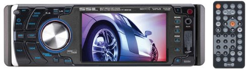 Sound Storm Laboratories SD354 In-Dash DVD/MP3/CD AM/FM Receiver with 3.6-Inch Widescreen TFT Monitor with USB, SD/MMC Card Ports and Front AV Input