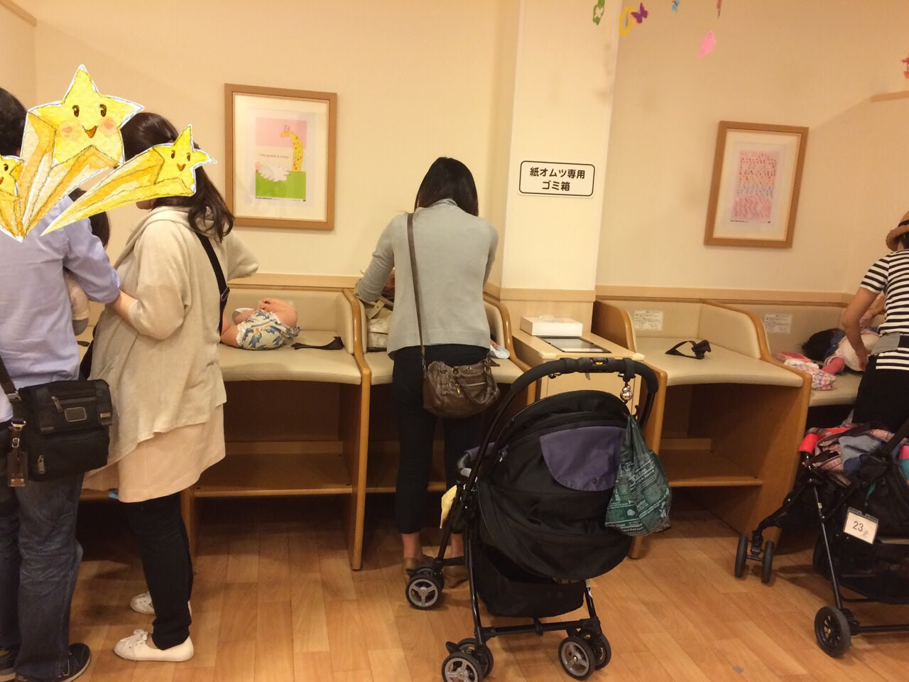 博多阪急の授乳室 Baby Room は快適 ワンコとワンコとアカチャンと