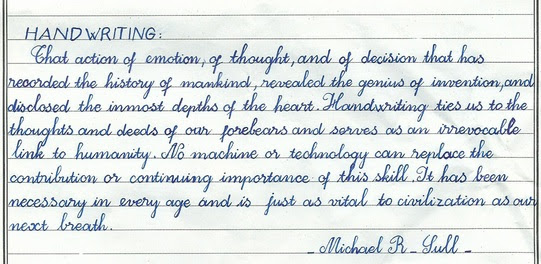 best handwriting for students
