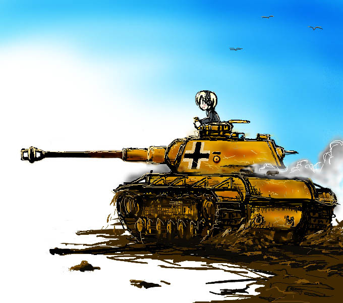 無料ダウンロード かわいい 戦車 イラスト 簡単 100 ベストミキシング写真 イラストレーション