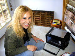 Debbie Working!