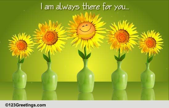 Sunflower Hugs! Free Encouragement eCards, Greeting Cards 
