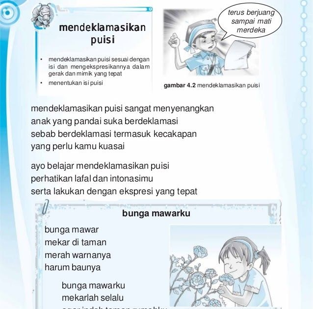 Puisi Hujan Untuk Kelas 2 Sd