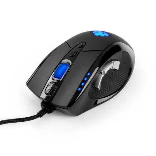 Anker® 8000 DPI High Precision Programmable Laser Gaming Mouse for PC, 9 Programmable Button, Weight Tuning Cartridge, Omron Micro Switches