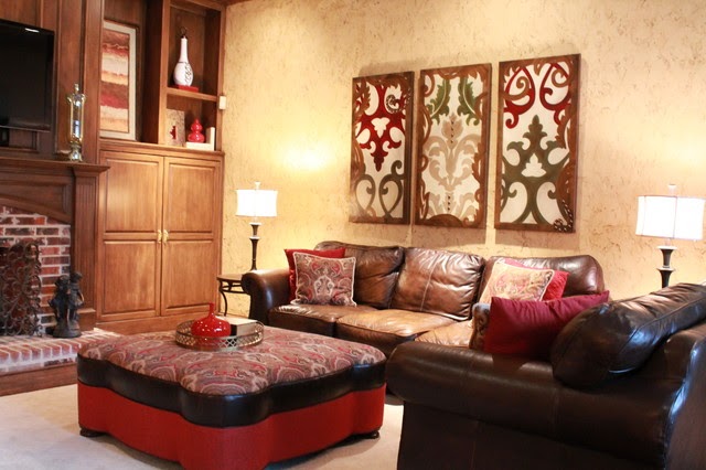 O&B Home Interiors Muri : I would love to put stone on an accent wall.