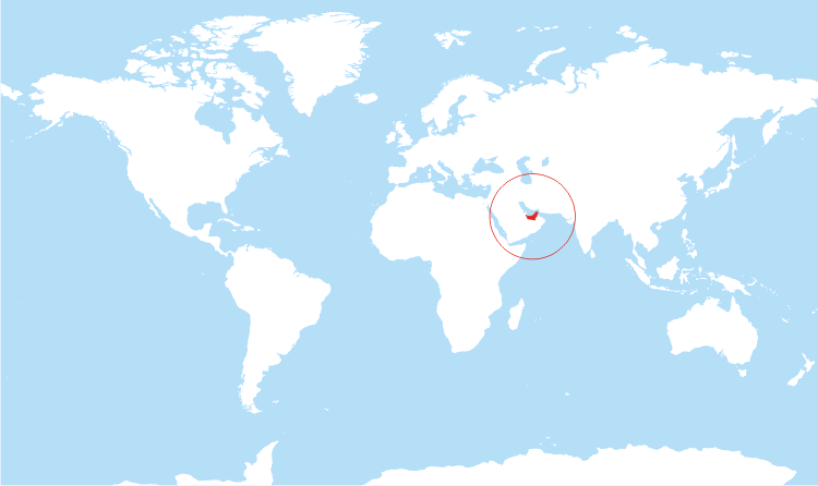 Where Is Uae On The World Map Where is The United Arab Emirates located on the World map?