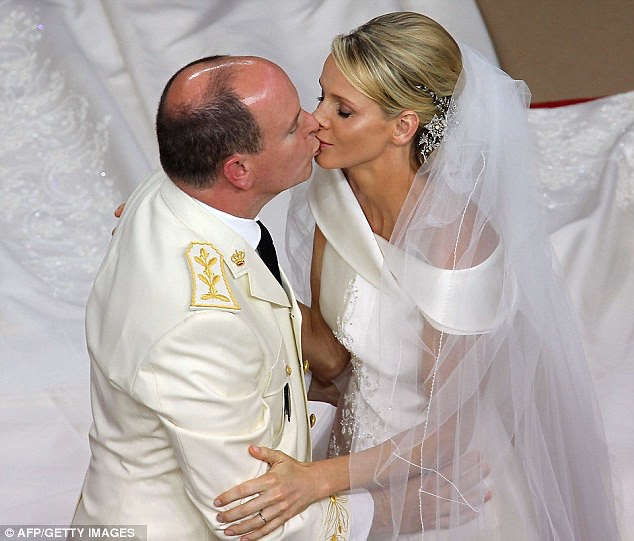 The Princess bride  Monaco  Charlene and Prince Albert ceremony The Princess bride  Monaco  Charlene and Prince Albert ceremony  2