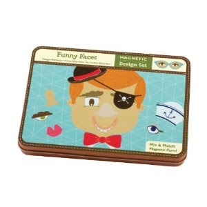 Mudpuppy Funny Faces Magnetic Design Set Multi $13.30