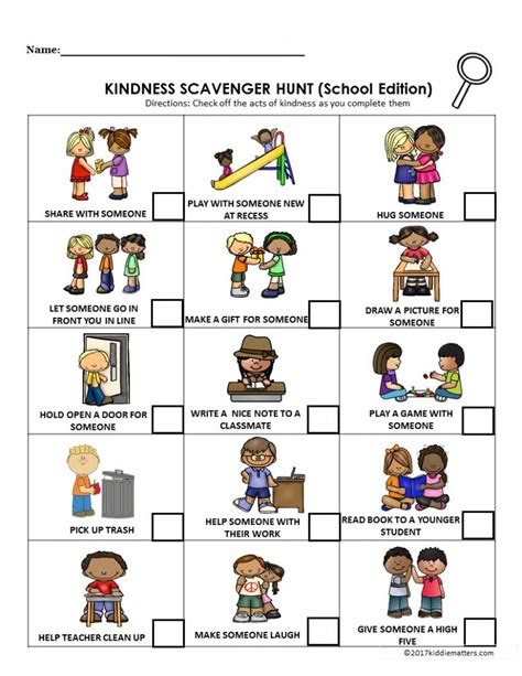 Get our free bundle of kindness worksheets. acts of kindness ideas for kids with free printable kiddie matters in