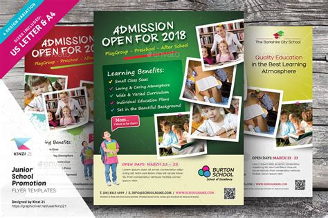 school flyers templates ai pages psd word