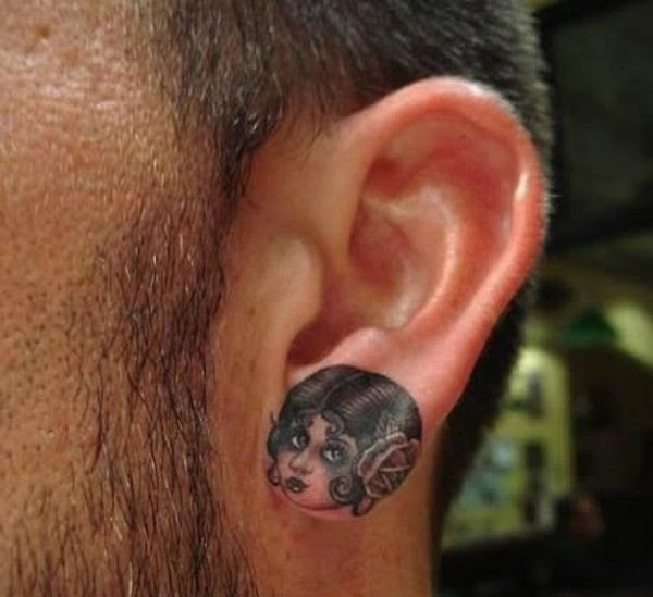 The Craziest Ear Tattoos (13 pics)