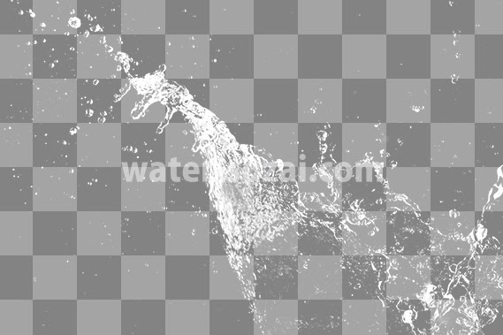 水しぶきが上がる 切り抜き透過画像 水のデザイン素材ダウンロードサイト 無料 商用可ダウンロード