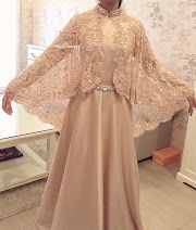 Model Inspirasi 36+ Baju Brokat Cape