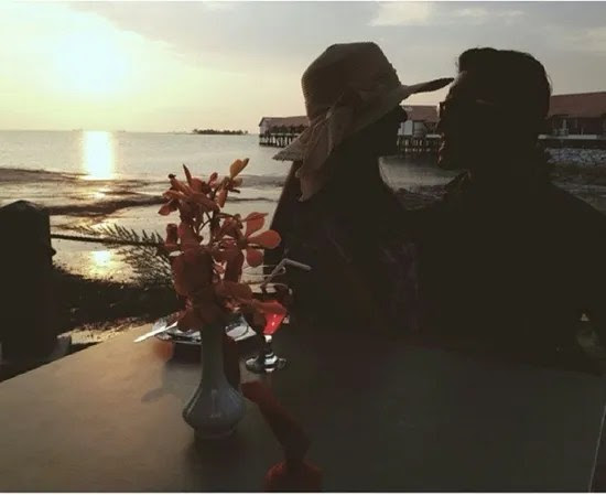 gambar mesra fouziah gous dan zhafran