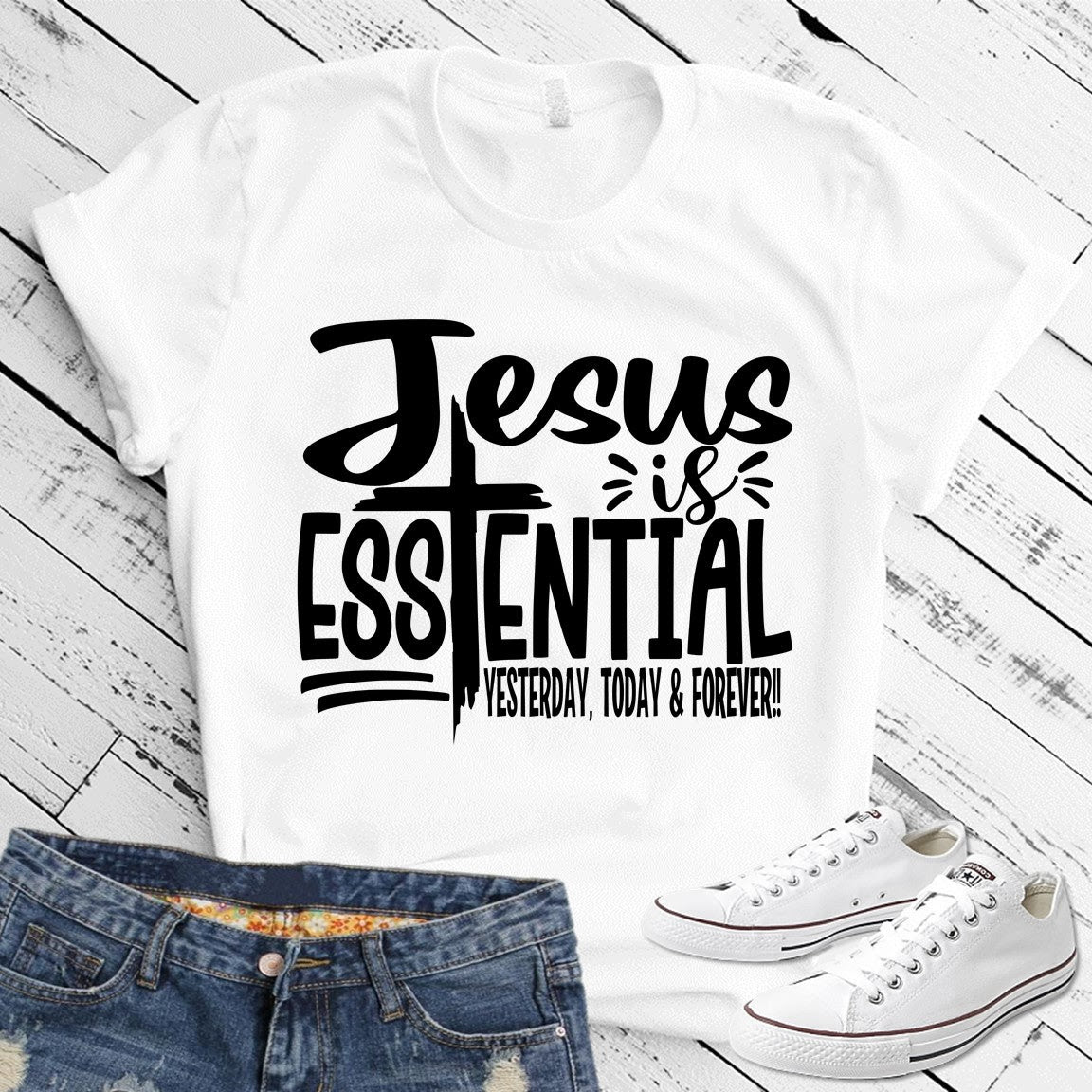 Download Jesus is Essential (IRON ON SCREEN PRINT TRANSFER) | ME ...