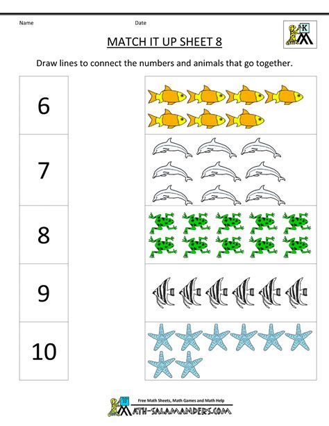  kindergarten math worksheets d40
