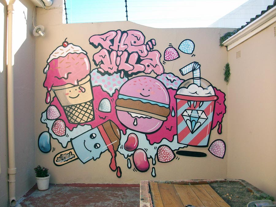 Cupcake Graffiti Art Cupcake Graffiti Art