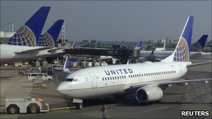 United Airlines planes. Photo: June 2011