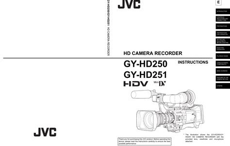 Pdf Download jvc hd250 manual Gutenberg PDF