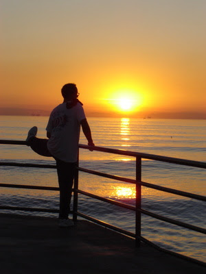 legs before and after running