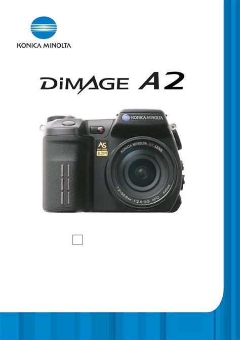 PDF Konica Minolta Dimage A2 User Manual