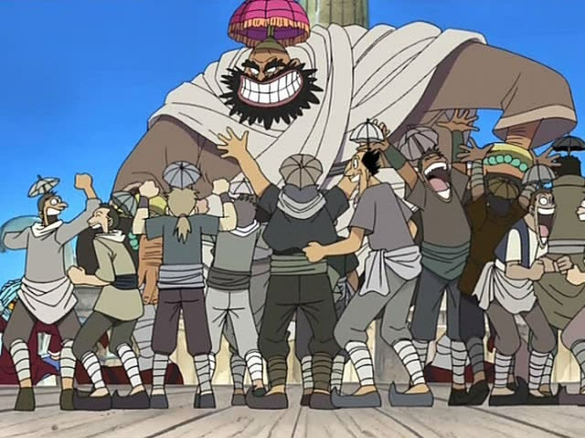 第98話 砂漠の海賊団登場 自由に生きる男達 ピースメインになる アニメワンピースを追え