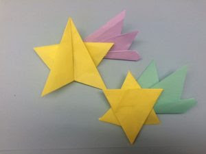 七夕飾り折り紙で簡単おしゃれな 星 の作り方 いろいろ飾ろう 金魚のおもちゃ箱