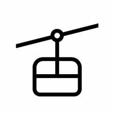 ロープウェイ シルエット イラストの無料ダウンロードサイト シルエットac