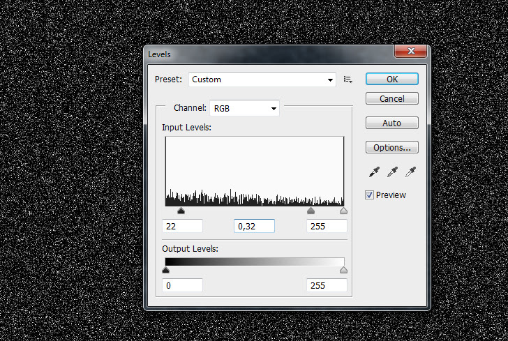 add rain drop effect in photoshop step 3b