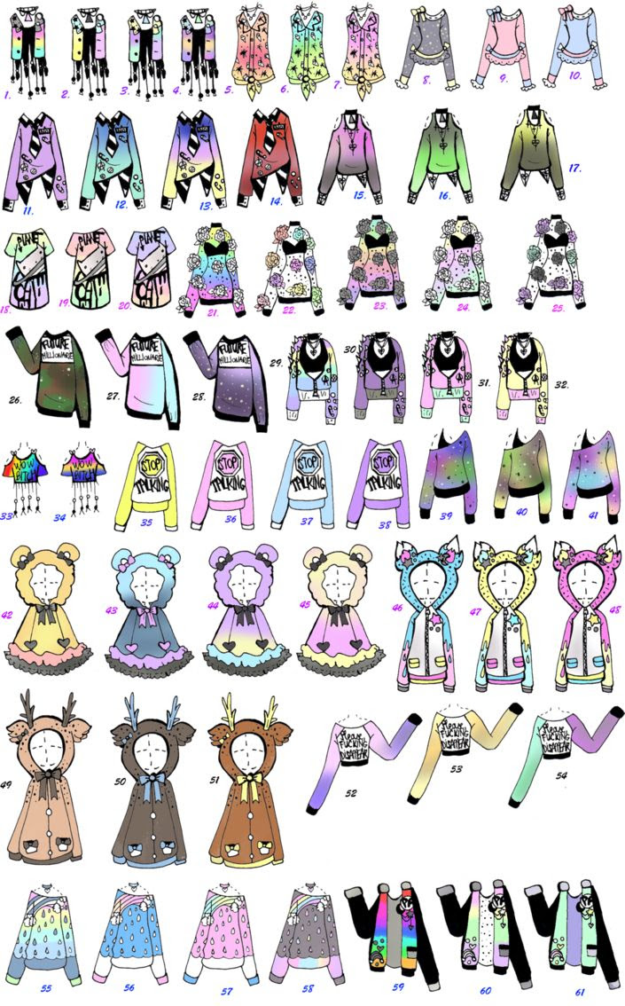 Anime Clothing Drawing at GetDrawings | Free download