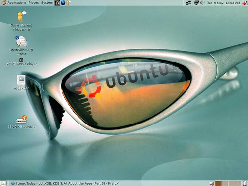 My current Ubuntu desktop wallpaper. I just like the glasses. Not sure why.