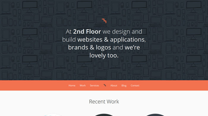 weare2ndfloor.com site design