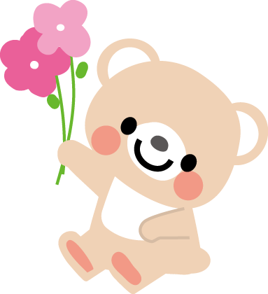 かわいいイラスト クマ２ 無料イラスト フリー素材