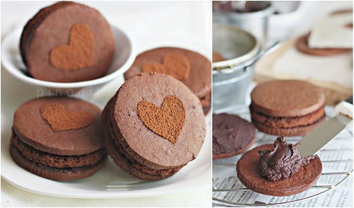 KBB#15 : chocolate mud cake cookies sandwiches