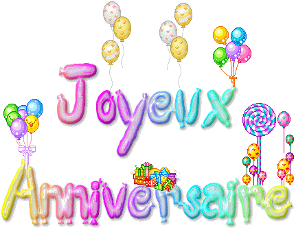Gifs Animes Anniverssaire