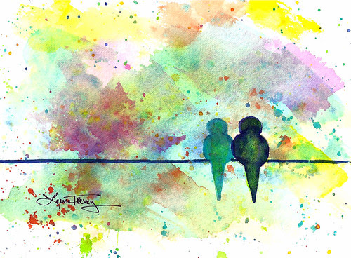 Carnival Colors  ~ Love Birds