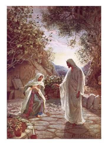 Image result for mary magdalene at jesus tomb